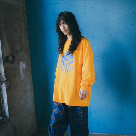 【minnano×frankygrow】 GRAPHIC LAYERED STYLE L/S TEE (サイズ1、2、3）
