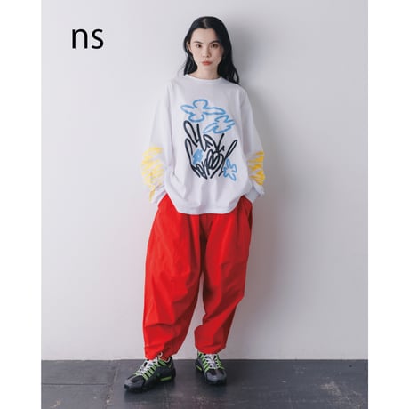 【nunuforme】フル丈シャカポインテッドパンツ (サイズ105、115、125、135，145、1、2）