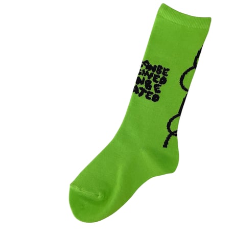 【franky grow】CONVEY THE WORDS SOCKS (GREEN)