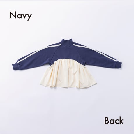 【nunuforme】ハーフジッププルオーバー（サイズM、L、XL)