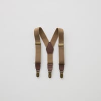 【eLfinFolk】 eLfin Suspenders(キャメル/サイズS・M・L）