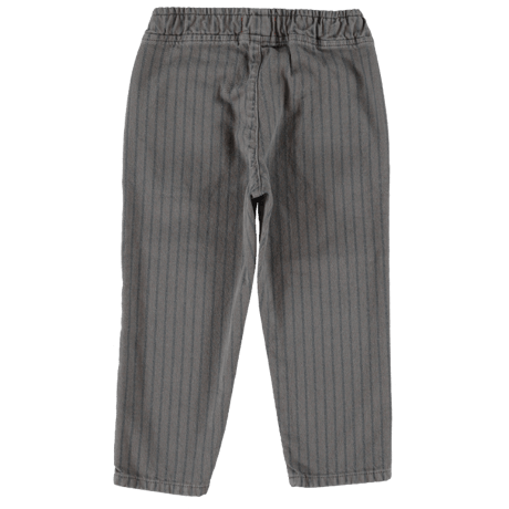 【piupiuchick】 TROUSERS GREY WITH BLACK STRIPES（サイズ4Y～14Y)