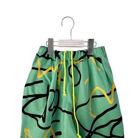 【minnano×frankygrow】 ALL-OVER PATTERN SWEAT PANTS (サイズ0、1、2、3）
