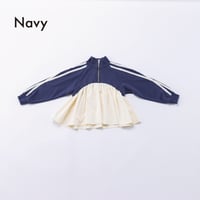 【nunuforme】ハーフジッププルオーバー（サイズM、L、XL)