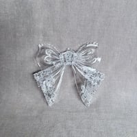 オーナメント クリア  リボン