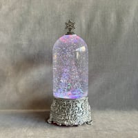 【予約販売】リキッド LED ミュージック ドーム【クリスタルツリー】（電池・USB両用）