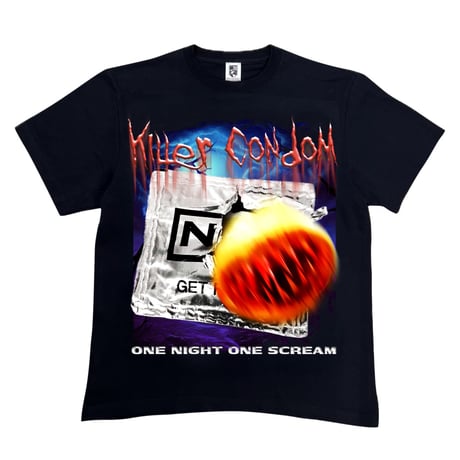 【24時間限定発売】KILLER CONDOM T-shirt / Black