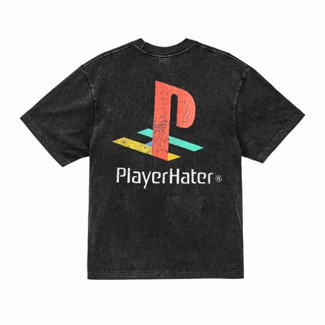 PlayerHater T-shirt / Vintage Fade Black