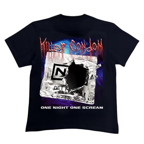 【24時間限定発売】KILLER CONDOM T-shirt / Black
