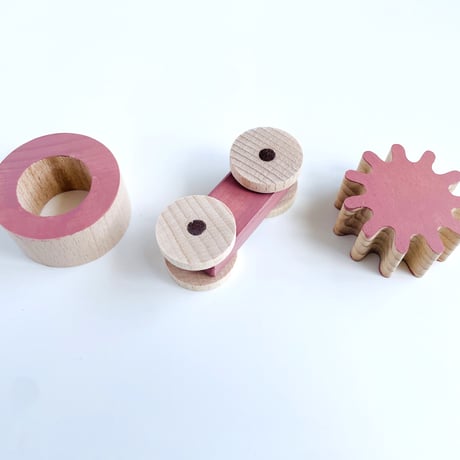 ＜転がしパーツ＞誤飲対策サイズ 同色３点セット