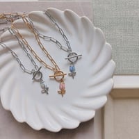 【tiill】emoji necklace - tulip