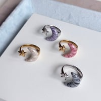 【tiill】 emoji ring - moon star