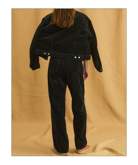 【 OBLADA “MARGARET JACKET CORDUROY” / BLACK 】 オブラダ “マーガレットジャケットコーデュロイ” / ブラック