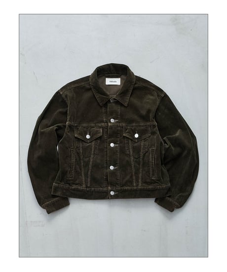 【 OBLADA “MARGARET JACKET CORDUROY” / KHAKI 】 オブラダ “マーガレットジャケットコーデュロイ” / カーキ
