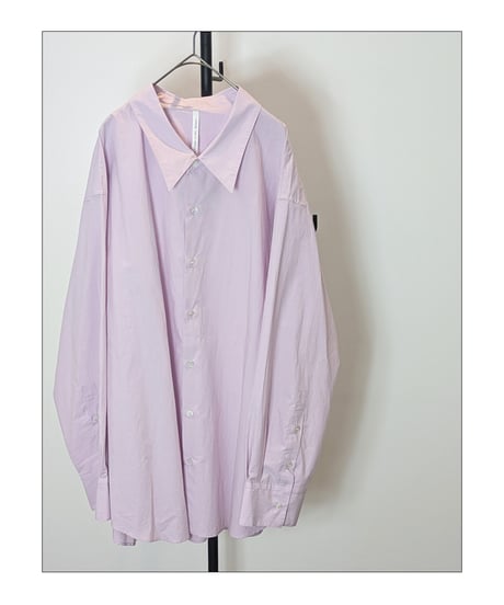 【 SOPHIE TALKS ABOUT THE WEATHER 】OVER SIZE SHIRT / LILAC