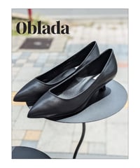 【 OBLADA “PUMPS SMOOTH” /  BLACK 】 オブラダ “スムースパンプス” / ブラック