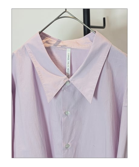 【 SOPHIE TALKS ABOUT THE WEATHER 】OVER SIZE SHIRT / LILAC