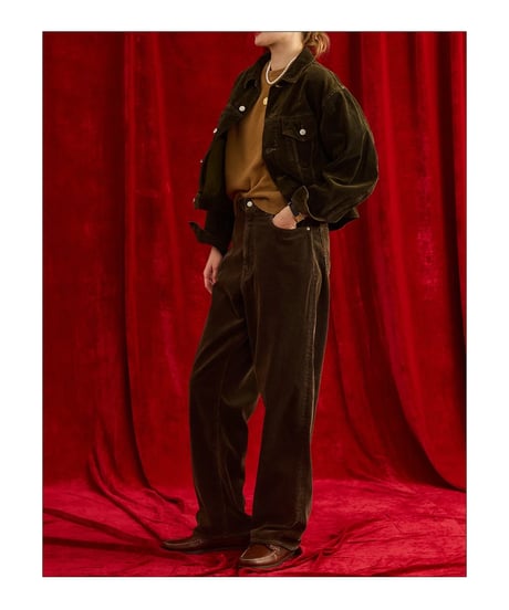 【 OBLADA “MARGARET JACKET CORDUROY” / KHAKI 】 オブラダ “マーガレットジャケットコーデュロイ” / カーキ