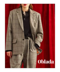 【 OBLADA “ ALFRED JACKET ” / CHECK 】 オブラダ “アルフレッドジャケット ” / チェック