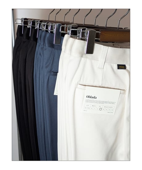 【 OBLADA “STEADY PANTS” /  BROWN 】 オブラダ “ステディパンツ” / ブラウン