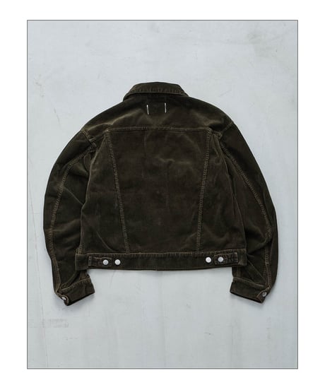 【 OBLADA “MARGARET JACKET CORDUROY” / BLACK 】 オブラダ “マーガレットジャケットコーデュロイ” / ブラック