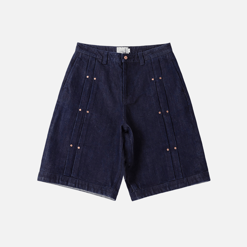 s*様 DIME BAGGY DENIM SHORTS DIME PLEATED BAGGY DENIM SHORTS INDIGO | CANOLA SKATESHOP