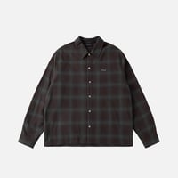 DIME PREMIUM FLANNEL SHIRT BORDEAUX