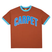CARPET COMPANY VARSITY RINGER TEE BROWN