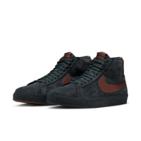 NIKE SB ZOOM BLAZER MID BLACK SPRUCE/CORDUROY BROWN