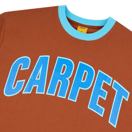 CARPET COMPANY VARSITY RINGER TEE BROWN