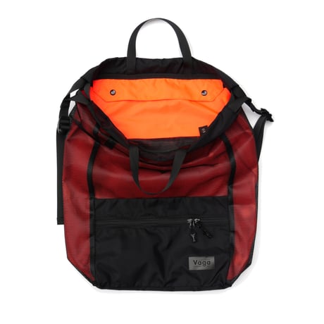 VAGA MESH SACK BLAK/NEON ORANGE