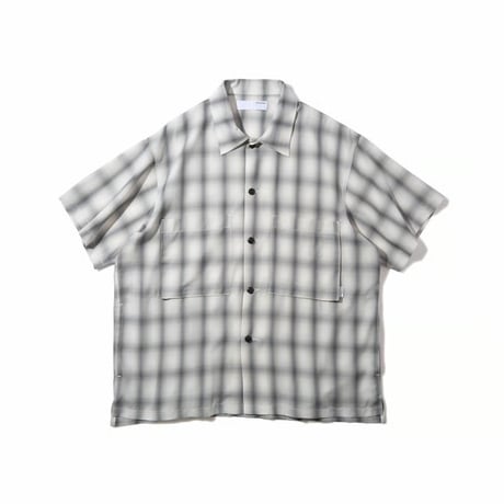 DIASPORA SKATEBOARDS MILL HOMBRE SHIRT BLUE & GREY