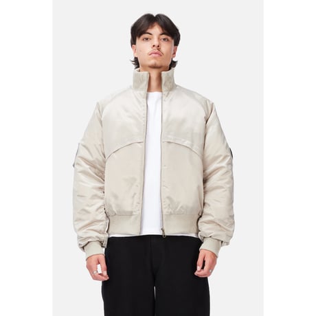 DIME UTILITY BOMBER JACKET PEARL