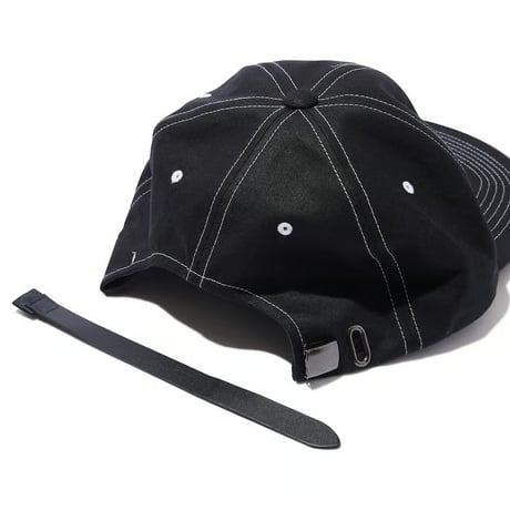 DIASPORA SKATEBOARDS SCRIPT LOW BALL CAP  BLACK