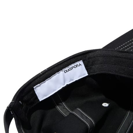 DIASPORA SKATEBOARDS SCRIPT LOW BALL CAP  BLACK
