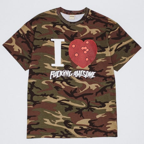 FUCKING AWESOME I HEART FA TEE CAMO