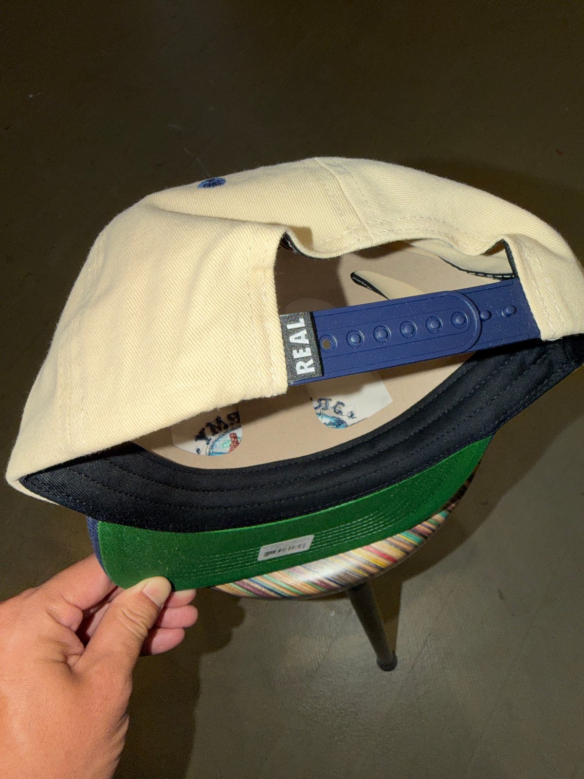 REAL 3rd & ARMY SNAP BACK CAP | CANOLA SKATESHOP