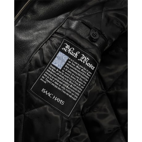 BUTTER GOODS ISAAC HAYES BOMBER JACKET BLACK