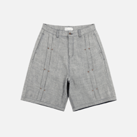 DIME PLEATED BAGGY DENIM SHORTS REVERSED INDIGO