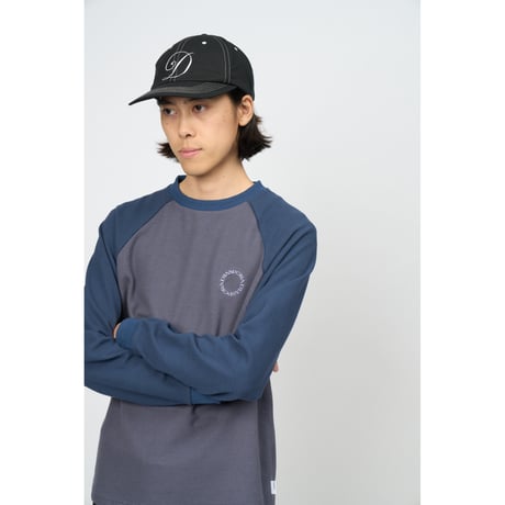 DIASPORA SKATEBOARDS DRY WAFFLE LS TOP NAVY