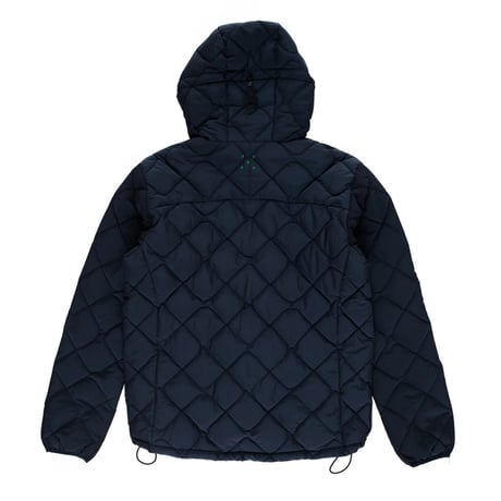 POP TRADING COMPANY QUILTED JACKET NAVY