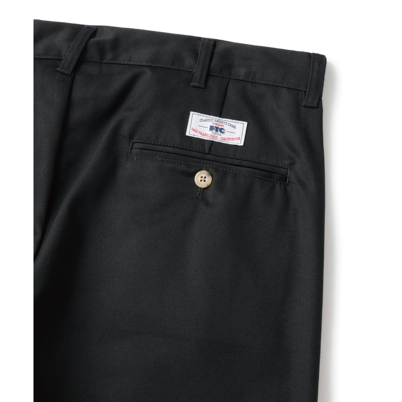 FTC CHINO SLACKS PANT BLACK | CANOLA SKATESHOP