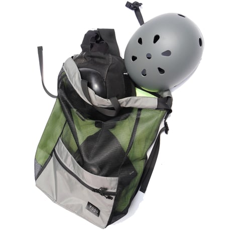 VAGA MESH SACK GREY/NEON GREEN