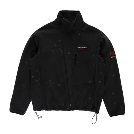 POP TRADING COMPANY BERGHAUS LHOSTE FULLZIP FLEECE JACKET BLACK