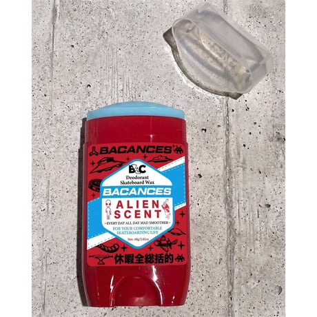 BACANCES BC DEODORAND SKATEBOARD WAX [ALIEN SCENT]