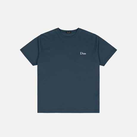 DIME CLASSIC SMALL LOGO TEE NAVY