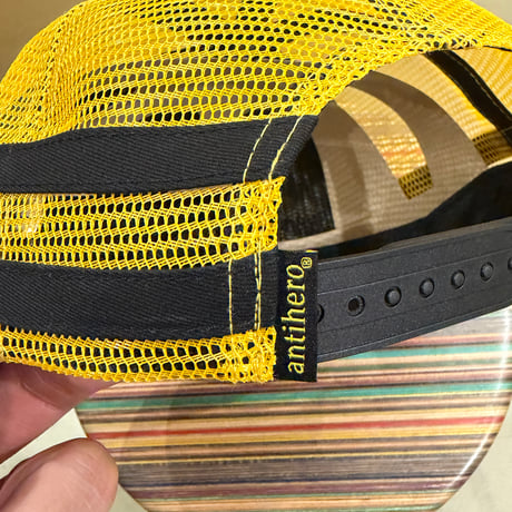 ANTIHERO BASIC EAGLE BLACK/YELLOW CAP