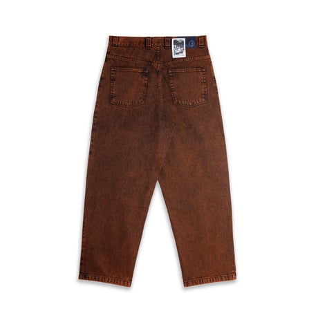POLAR SKATE.CO BIG BOY PANTS BADALONA ORANGE BLACK