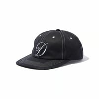DIASPORA SKATEBOARDS SCRIPT LOW BALL CAP  BLACK