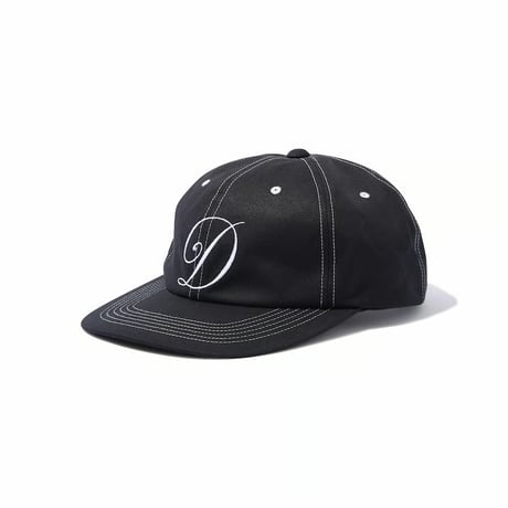 DIASPORA SKATEBOARDS SCRIPT LOW BALL CAP  BLACK